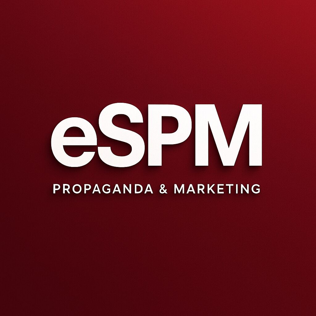 Logotipo a Electronic School os Propaganda and Marketing